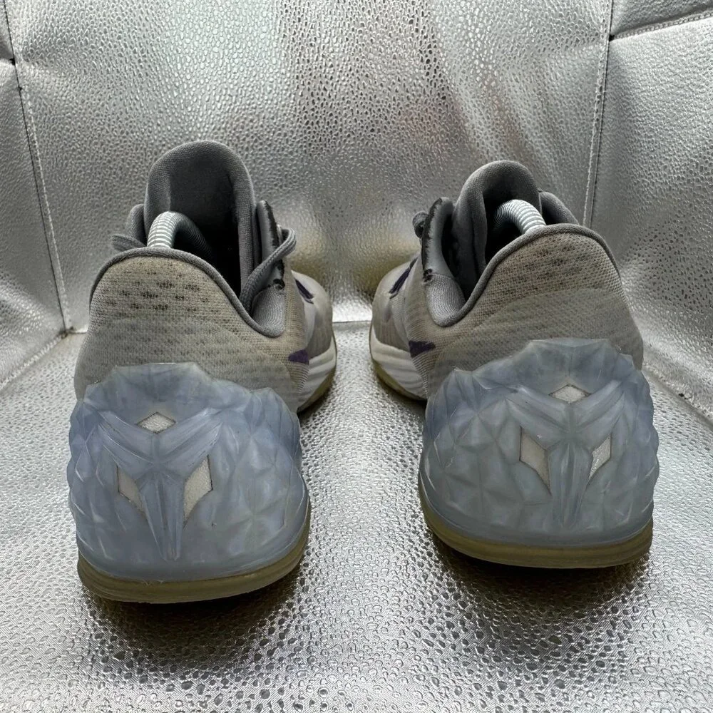 Size 9.5 Nike Mens Zoom Kobe Venomenon 5 Wolf Grey Basketball Sneaker 749884 050